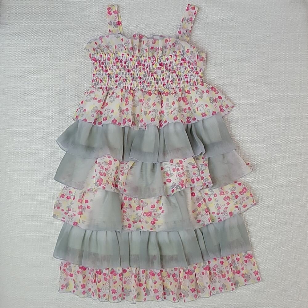DKNY tiered chiffon sundress‎ size 6